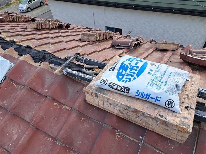 シルガードで土台作り