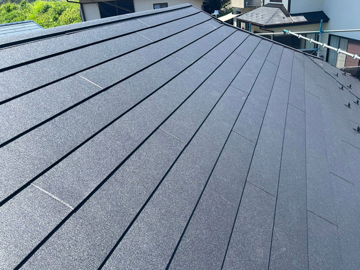 耐久性の高いスーパーガルテクトの屋根