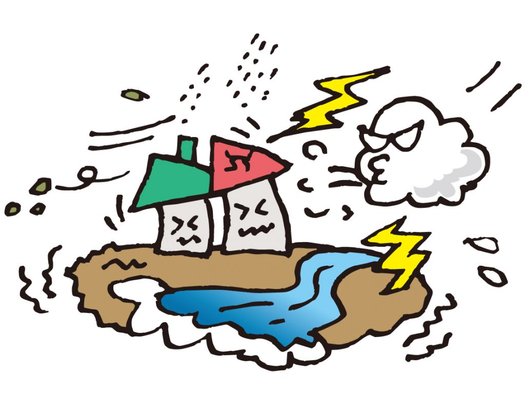 地震や台風