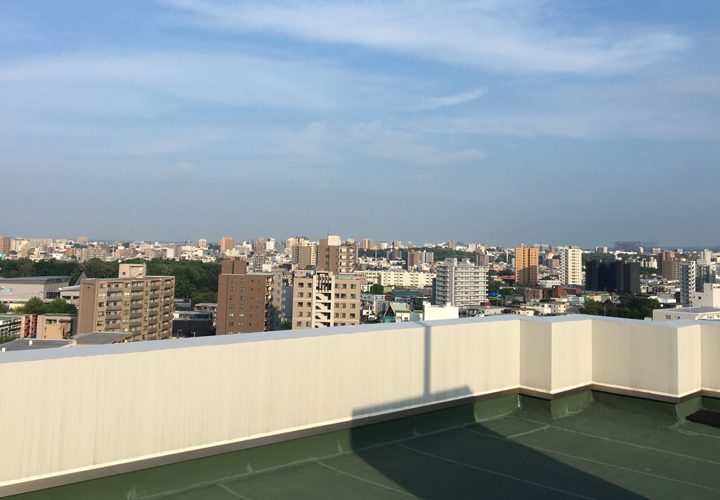 屋上に設置されたパラペット