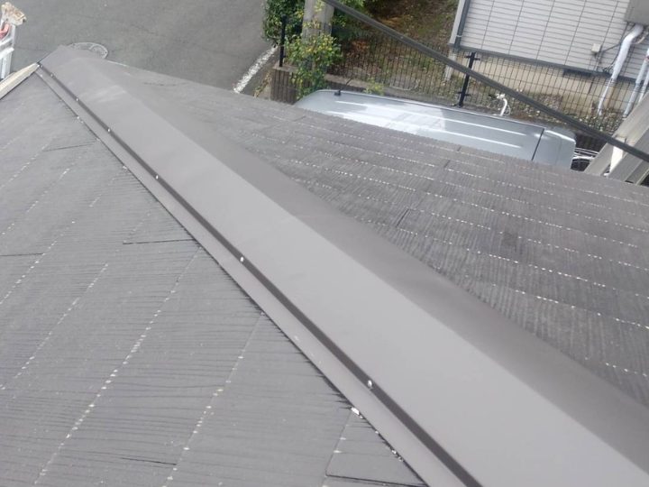 棟板金交換工事が完工