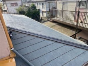 樹脂製貫板をビス固定した後の状態