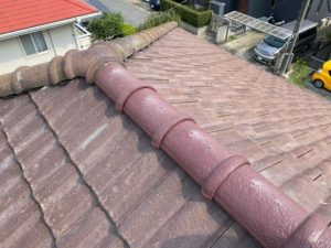 棟取り直し工事後の屋根