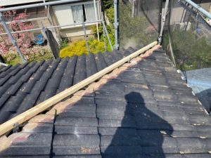 補強金具の取り付け