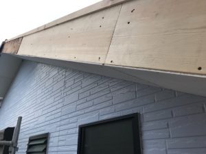 屋根構造体の補修工事後の状態