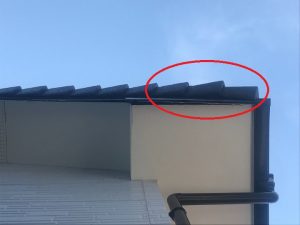 瓦屋根の状態を点検調査