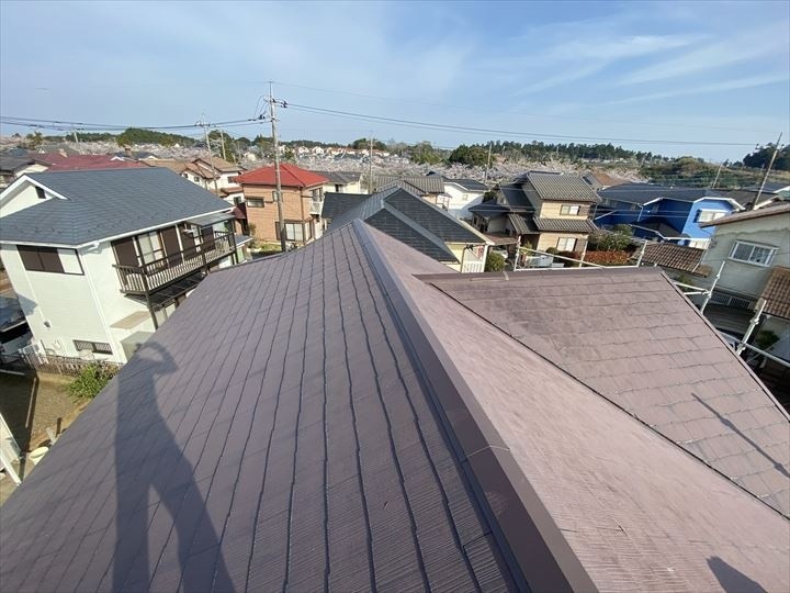 棟板金交換工事が無事に竣工
