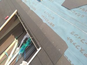 コロニアル瓦貼りする作業工程