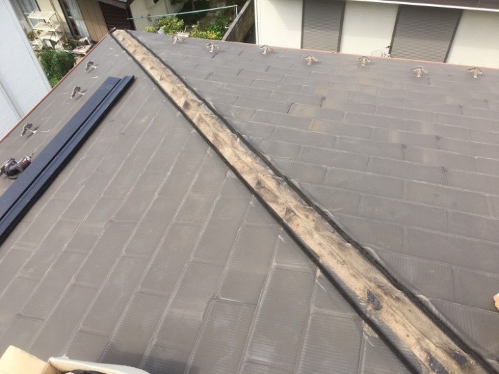 ウレタン面戸を設置