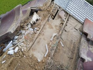 棟瓦の取り直し工事