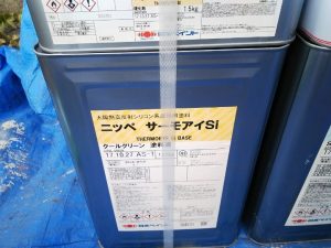 遮熱塗料「日本ペイントサーモアイ」を使用
