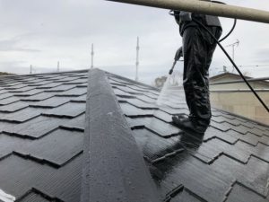 塗装前高圧洗浄