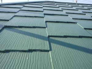 上塗り作業の風景