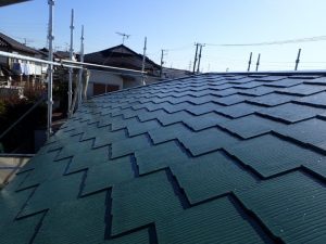 中塗り作業の風景