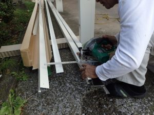 アングルを加工