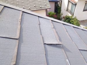 ニチハパミール屋根の状態を点検調査