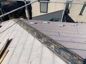 劣化した貫板の状態