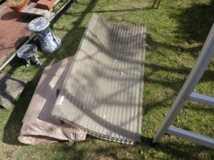 既存の部材を撤去