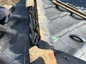 南蛮漆喰（シルガード）で土台を作りする作業工程