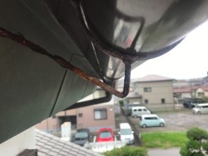 雨樋受け金物の劣化状態