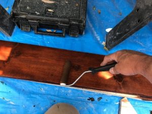 破風板の補修工事