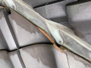 電食による銅板の被害