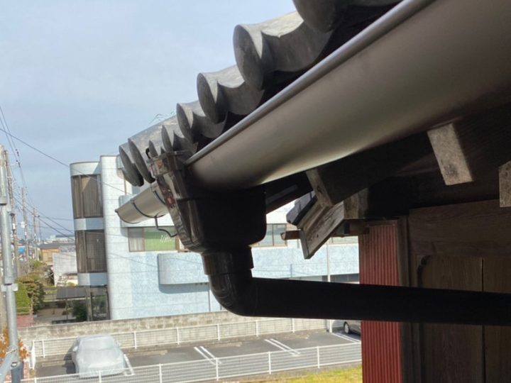 雨樋交換工事の完工