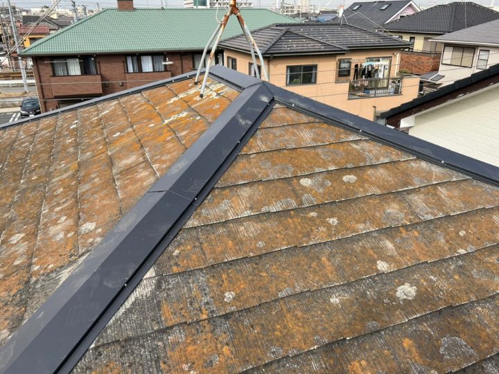 棟板金交換工事の完工