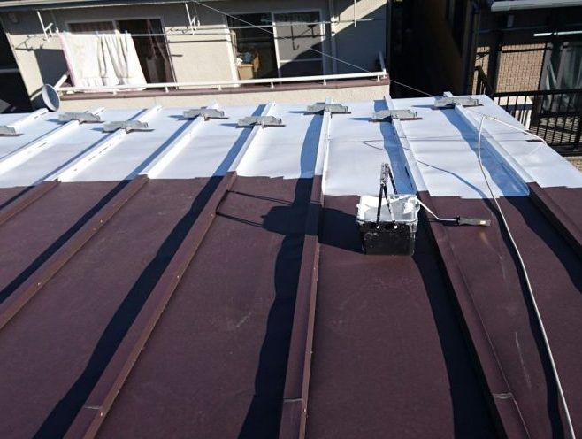 瓦棒屋根の塗装