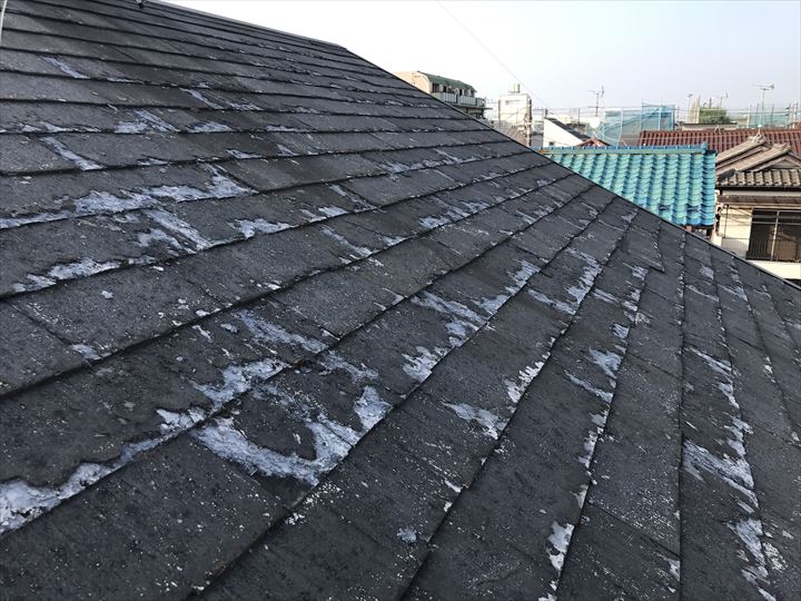 劣化したスレート