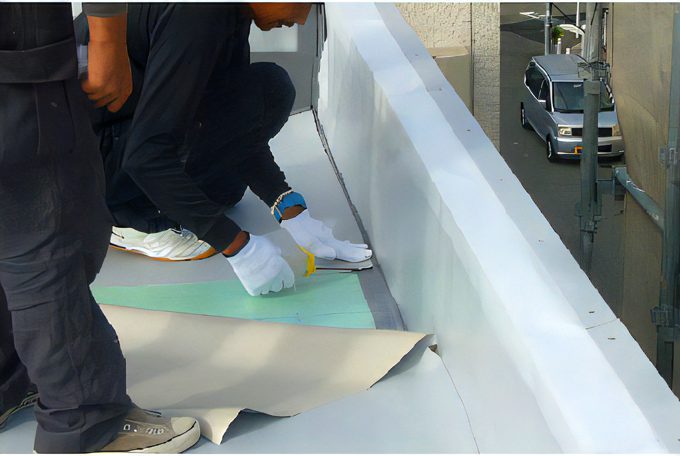 シート防水の補修