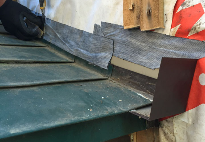 雨押えのメンテナンス