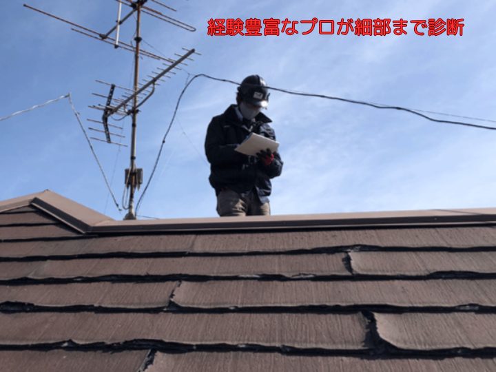 経験豊富なプロが細部まで診断