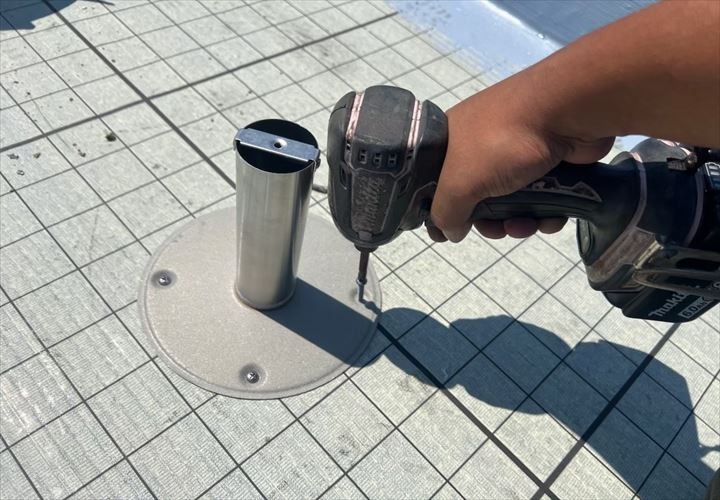 通気緩衝シートと脱気筒