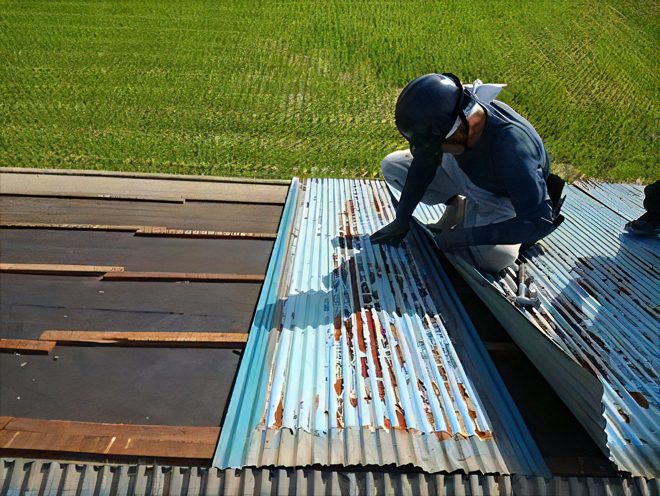トタン屋根のメンテナンス