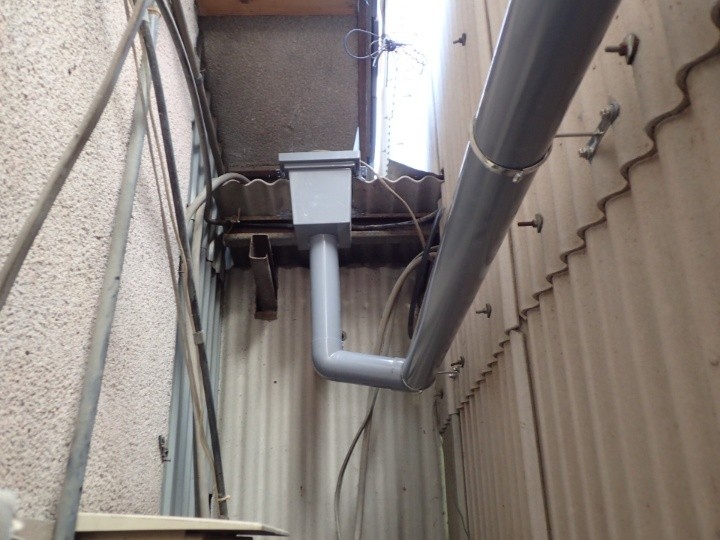 雨樋新設工事が完工