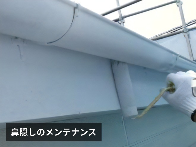 鼻隠しのメンテナンス