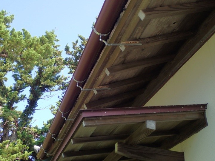 新設した丸樋