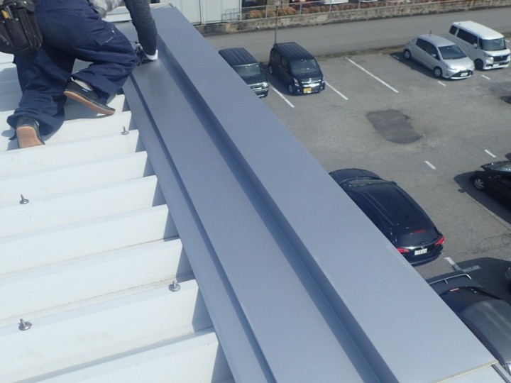 新規板金の設置