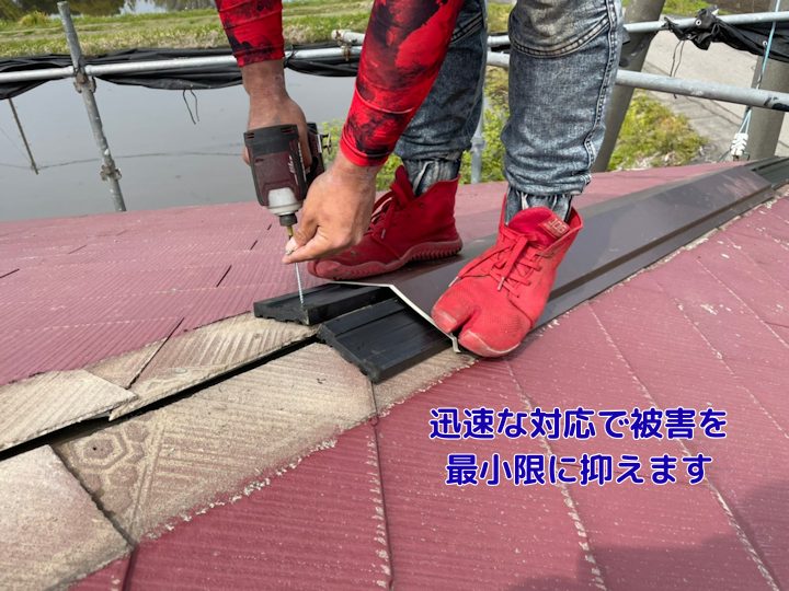迅速な対応で被害を最小限に抑えます