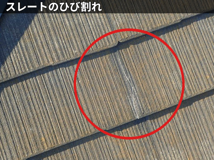 ひび割れたスレート