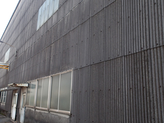 K社様　市原市　工場外壁の葺き替え　アスベスト処理