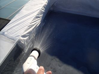木更津市　漏水調査　散水検査