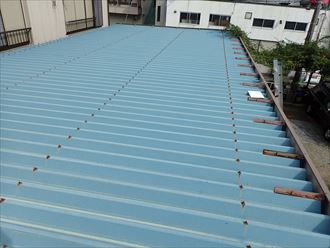 千葉市 折板屋根の塗装調査009_R
