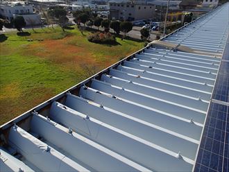 木更津市の漏水調査 折板屋根