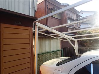 ベランダのやね　木更津