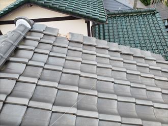 20190913_152904鎌ケ谷市初富瓦屋根調査 台風15号の影響によりケラバの瓦が落下