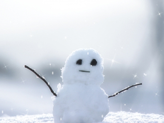 かわいい雪だるま