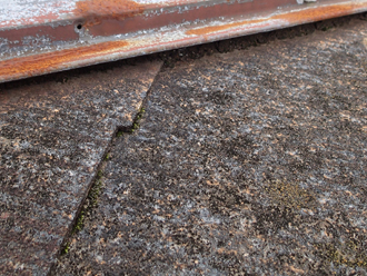 棟板金浮き 棟板金浮き