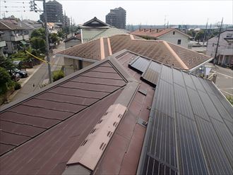太陽光パネル付近　市原市
